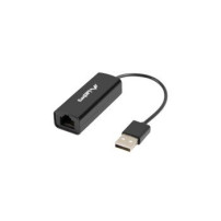 Lanberg NC-0100-01 - Nero - 20 g - 1 pezzo(i) - 10 Gbit/s - 0,15 m