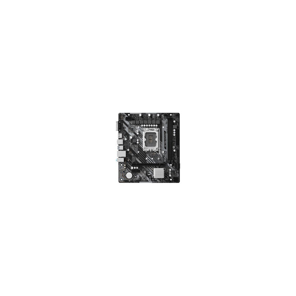 ASRock H610M-HVS/M.2 R2.0 - Scheda madre - micro ATX - Socket LGA1700 - Chipset H610 - USB 3.2 Gen 1 - Gigabit LAN - Scheda graf