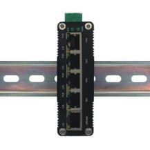 Exsys Switch 5Port Industrie Ethernet PoE 4x10/100/1000Tx 12-48VDC - Switch - 0,1 Gbps