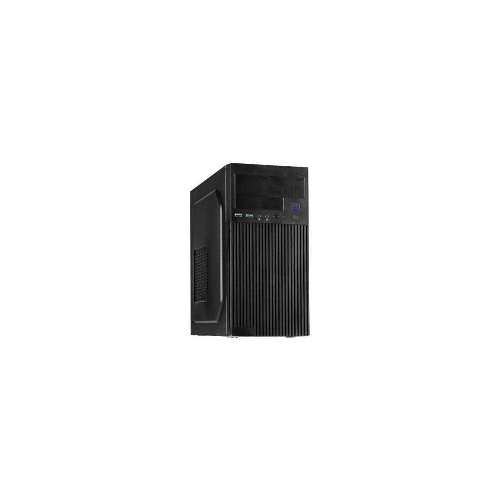 Inter-Tech Geh IT-6521 black Micro-Tower 2xUSB 3.2 Gen 1 - Tower - ATX