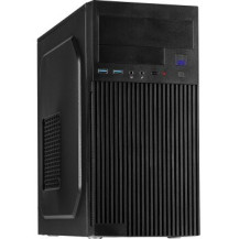 Inter-Tech Geh IT-6521 black Micro-Tower 2xUSB 3.2 Gen 1 - Tower - ATX