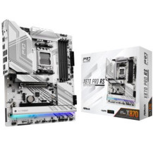 ASRock X870 Pro RS - Scheda madre - ATX - Socket AM5 - Chipset AMD X870 - USB4, USB 3.2 Gen 1, USB-C 3.2 Gen 2x2 - 2.5 Gigabit L