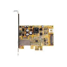 StarTech.com Scheda di rete PCIe Ethernet con porta RJ45, 30 W 802.3at PoE NIC per desktop/server, adattatore LAN PoE di rete co