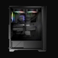LC-Power Geh Midi ATX Gaming 717B - Meshwork_L Dark - n.d. - Case - ATX