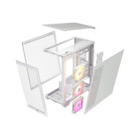 Corsair iCUE LINK 3500X RGB - Mid tower - E-ATX - Pannello laterale con finestra (vetro temperato)
