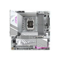 Gigabyte AORUS Z890M ELITE WIFI7 ICE - Scheda madre - micro ATX - Presa LGA1851 - Chipset Z890 - USB4, USB-C 3.2 Gen2, USB 3.2 G
