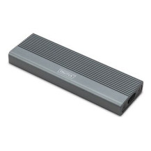 DIGITUS Alloggiamento per disco rigido USB M.2, SSD, esterno, NVMe, 10 Gbps, USB 3.1 Gen2, alluminio, senza attrezzi