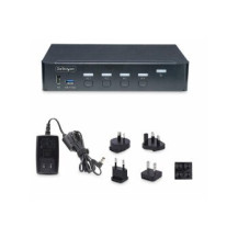 StarTech.com Switch KVM DisplayPort a 4 porte, 4K 60Hz, conforme TAA