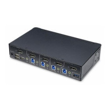 StarTech.com Switch KVM DisplayPort a 4 porte, 4K 60Hz, conforme TAA