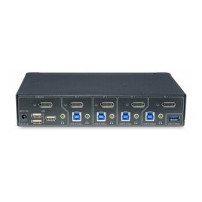 StarTech.com Switch KVM DisplayPort a 4 porte, 4K 60Hz, conforme TAA
