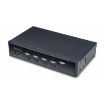 StarTech.com Switch KVM DisplayPort a 4 porte, 4K 60Hz, conforme TAA