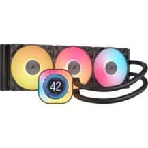 Corsair iCUE Link TITAN 360 RX LCD - Sistema di raffreddamento a liquido per processore - Dimensioni del dissipatore: 360 mm - (