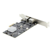 StarTech.com Scheda di rete PCIe NBASE-T a 2 porte da 2,5 Gbps, Intel I225-V, Scheda di rete per computer a doppia porta, NIC mu