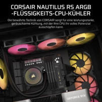 Corsair Nautilus 360 RS ARGB - Sistema di raffreddamento a liquido per processore - Dimensioni del dissipatore: 360 mm - (per: L