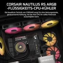 Corsair Nautilus 360 RS ARGB - Sistema di raffreddamento a liquido per processore - Dimensioni del dissipatore: 360 mm - (per: L