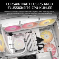 Corsair Nautilus 240 RS ARGB - Sistema di raffreddamento a liquido per processore - Dimensioni del dissipatore: 240 mm - (per: L