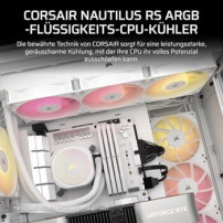 Corsair Nautilus 240 RS ARGB - Sistema di raffreddamento a liquido per processore - Dimensioni del dissipatore: 240 mm - (per: L