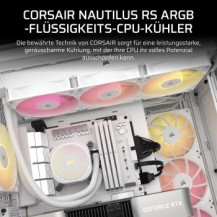 Corsair Nautilus 360 RS ARGB - Sistema di raffreddamento a liquido per processore - Dimensioni del dissipatore: 360 mm - (per: L
