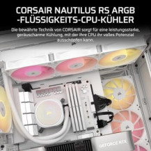 Corsair Nautilus 360 RS ARGB - Sistema di raffreddamento a liquido per processore - Dimensioni del dissipatore: 360 mm - (per: L