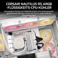 Corsair Nautilus 360 RS ARGB - Sistema di raffreddamento a liquido per processore - Dimensioni del dissipatore: 360 mm - (per: L