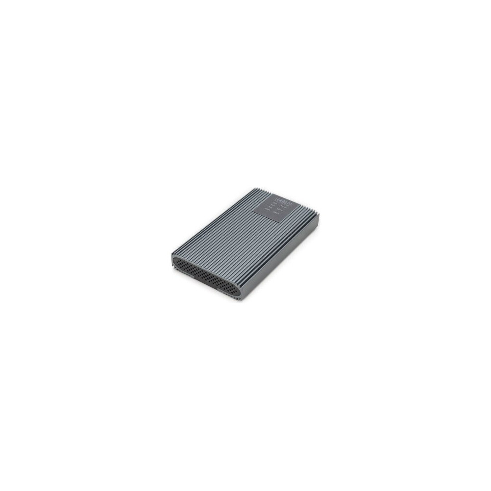 DIGITUS Stazione di clonazione USB M.2 NVMe, SSD, NVMe, 20 Gbit, USB 3.2 Gen2, alluminio, senza attrezzi
