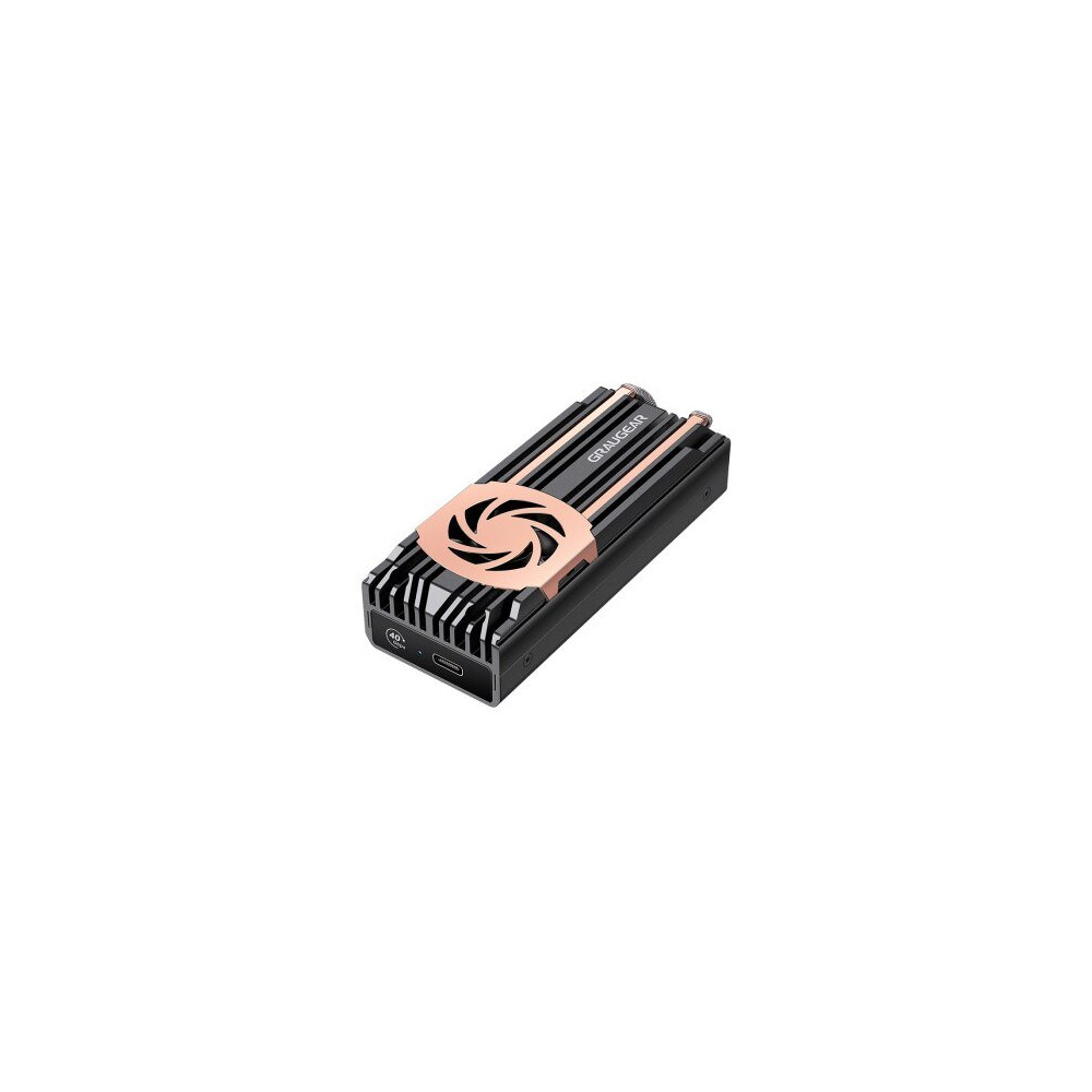 GrauGear Alloggiamento esterno M.2 NVMe SSD con Ventola