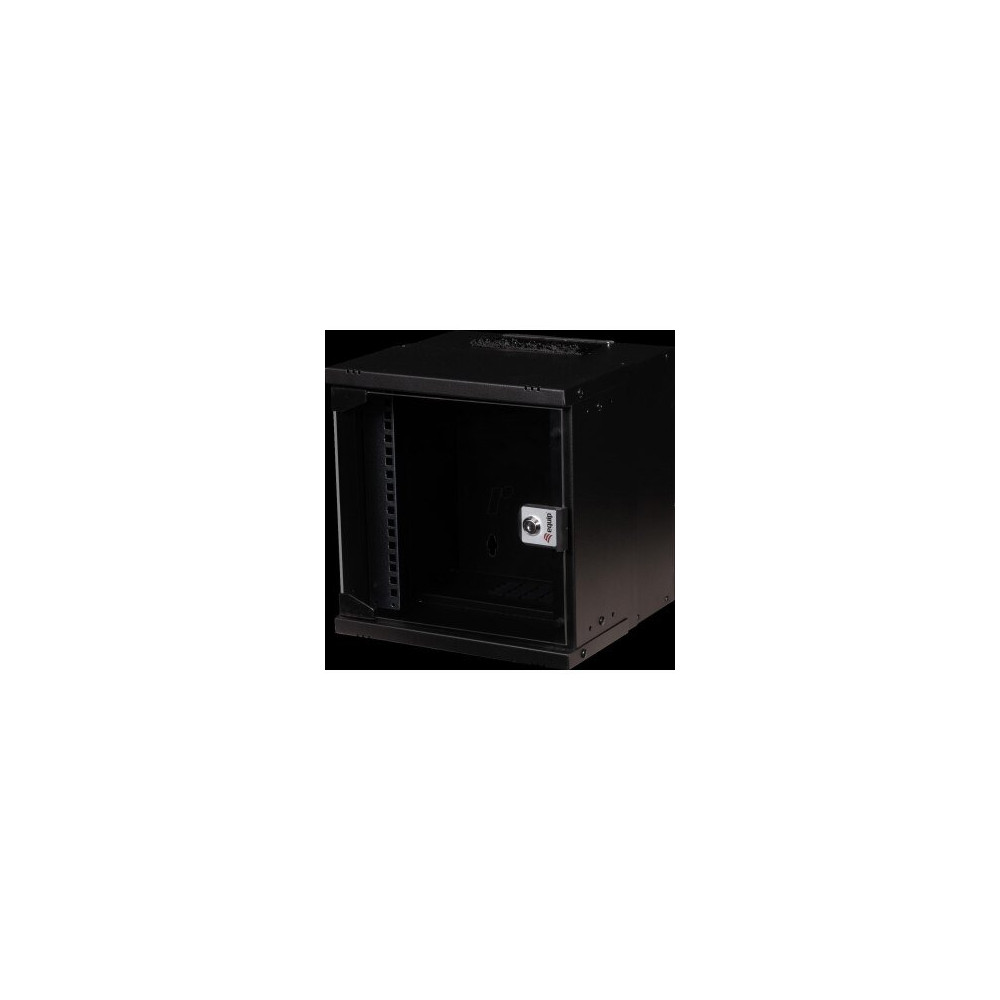 Equip Alloggiamento a parete 10″ 06U 300x300mm Porta in vetro nera - Alloggiamento - 10″
