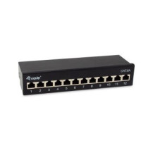 Pannello patch Equip 12x RJ45 Cat6A FTP 1U Premium nero - Pannello patch