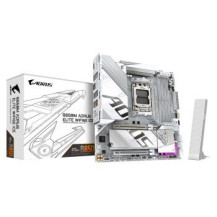 Gigabyte AORUS B850M ELITE WIFI6E ICE - Scheda madre - micro ATX - Socket AM5 - Chipset AMD B850 - USB-C 3.2 Gen 2x2, USB-C 3.2