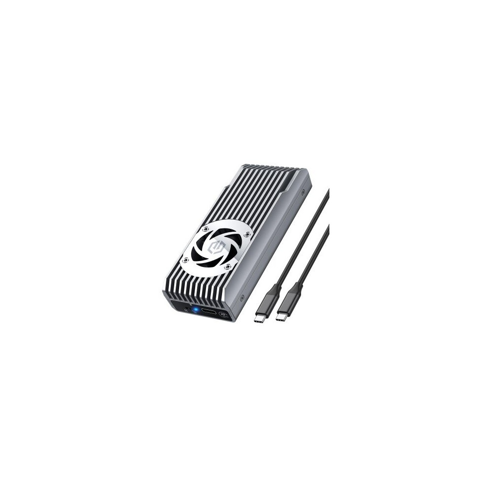 GrauGear Alloggiamento esterno M.2 NVMe con ventola 20Gbit - Alloggiamento - Ventola