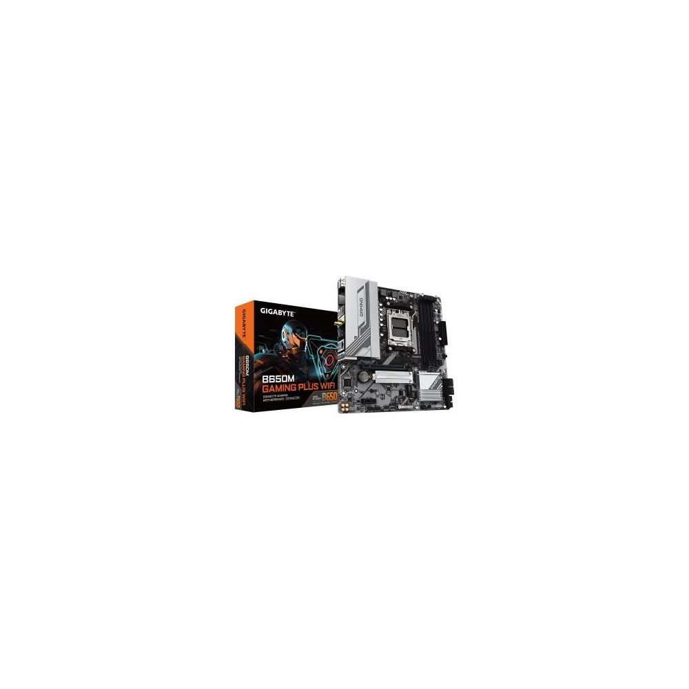Gigabyte B650M GAMING PLUS WIFI - 1.X - Scheda madre - micro ATX - Socket AM5 - Chipset AMD B650 - USB 3.2 Gen 1, USB-C 3.2 Gen