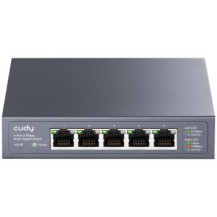 CUDY HS105 5-Port 2.5G Metal Switch - Switch - 0,1 Gbps