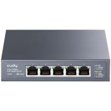 CUDY HS105 5-Port 2.5G Metal Switch - Switch - 0,1 Gbps