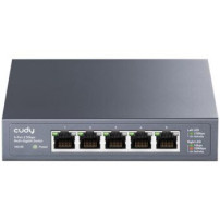 CUDY HS105 5-Port 2.5G Metal Switch - Switch - 0,1 Gbps