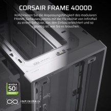 Corsair FRAME 4000D - Midi-Tower Gaming - E-ATX - Pannello laterale con finestra (vetro temperato)