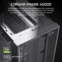 Corsair FRAME 4000D - Midi-Tower Gaming - E-ATX - Pannello laterale con finestra (vetro temperato)