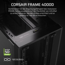 Corsair FRAME 4000D - Mid tower - E-ATX - Pannello laterale con finestra (vetro temperato)