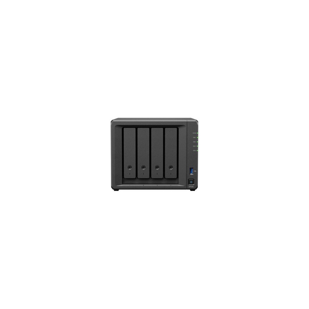 Synology DP340 - Server - DT - 1-Way - 1 x Ryzen Embedded R1600 / 2.6 GHz - RAM 16 GB - SATA - Hot-Swap 8.9 cm (3.5″)