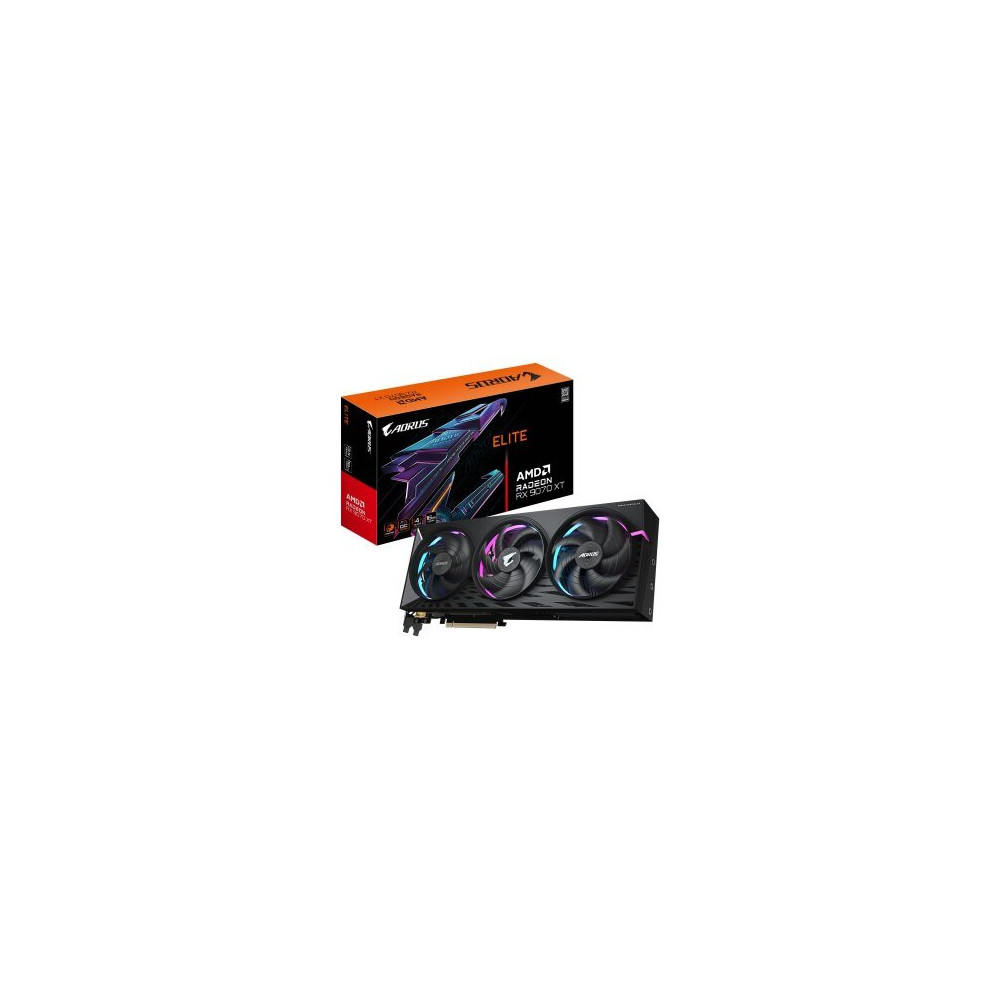Gigabyte Radeon RX 9070 XT Aores Elite 16 GB - PCI - 16.384 MB