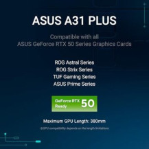 ASUS A31 Plus TG ARGB WHITE Midi Tower Bianco
