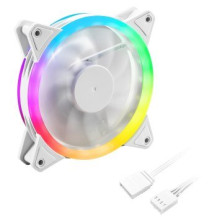 Sharkoon Lüfter 120*120*25 Shark Blades PWM RGB weiß - 400 rpm