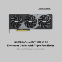 Inno3D RTX5070 X3 OC 12 GB GDDR7 HDMI 3xDP - 12.288 MB