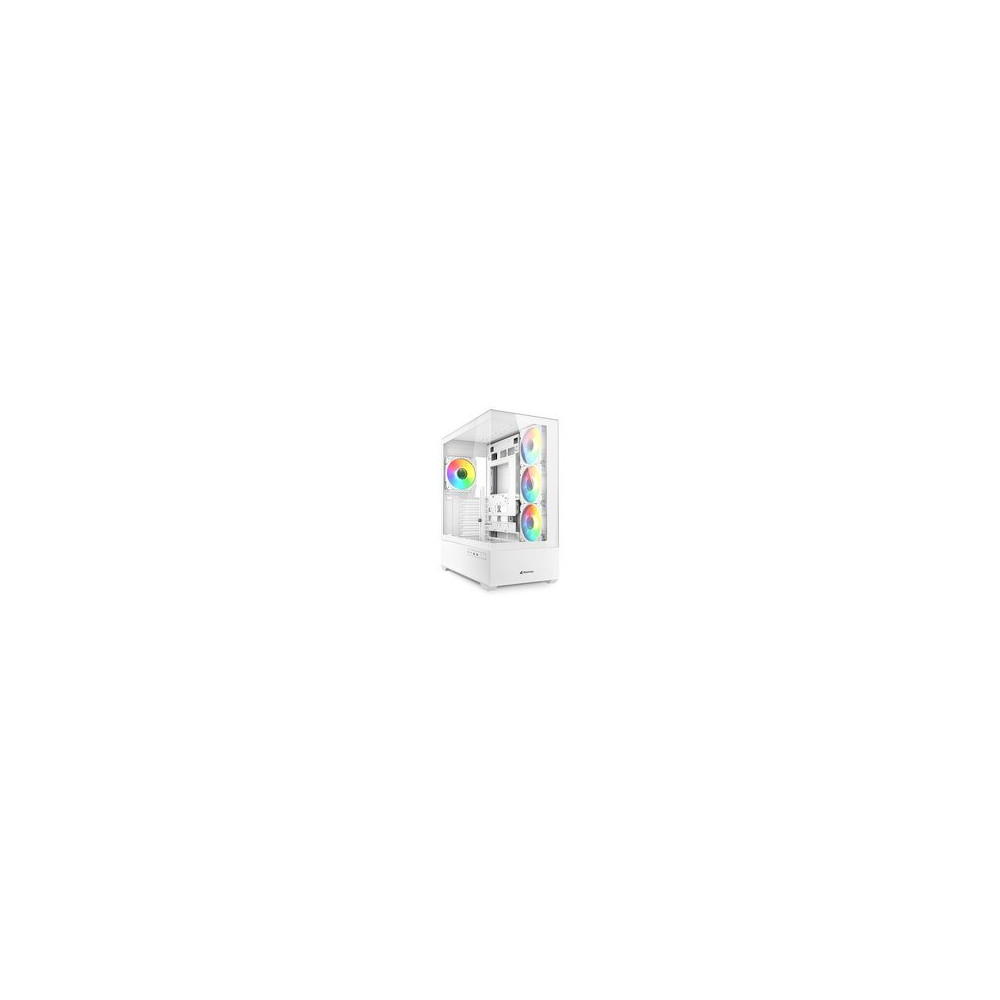 Sharkoon AK6 RGB White ATX weiss