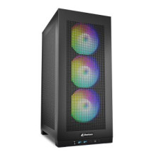 Sharkoon Gehäuse Rebel C20 Rgb Itx 1xMetall schwa - Gehäuse - ITX