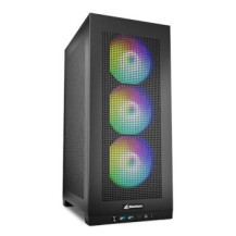 Sharkoon Gehäuse Rebel C20 Rgb Itx 1xMetall schwa - Gehäuse - ITX