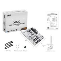 ASUS MB ASUS AMD AM5 X870 MAX GAMING WIFI7 White - Scheda madre - AMD Socket AM5 (Ryzen Zen4)