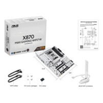 ASUS MB ASUS AMD AM5 X870 MAX GAMING WIFI7 White - Scheda madre - AMD Socket AM5 (Ryzen Zen4)
