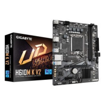 GIGABYTE H610M K V2 Scheda madre - CPU Intel Core 14ª generazione, fino a 5600 MHz DDR5, 1xPCIe 3.0 M.2, LAN 1GbE, USB