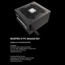 Enermax Maxpro IV 80+ EU Standard Non-Modular - PC-/Server Netzteil