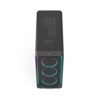 Fractal Design Meshify 3 XL Ambience Pro RGB Light Tint Black - Gehäuse - ATX